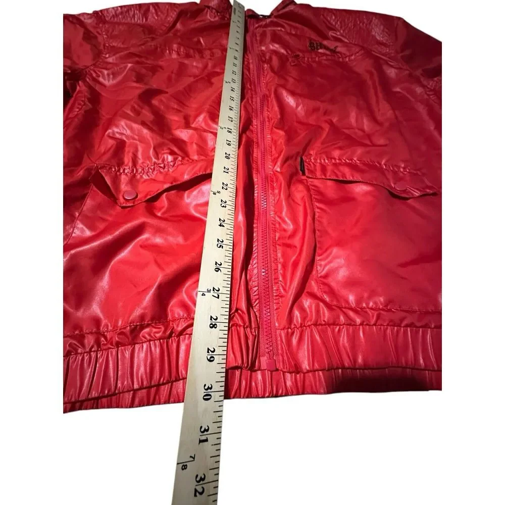 SHMACK LVY League Jacket Men's Size ~4XL In Chinese Red Nylon SHMK Skater #N11-6